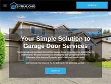 Tablet Screenshot of columbusgaragedoorinstallation.com